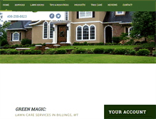 Tablet Screenshot of greenmagic.biz